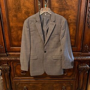 Express Charcoal Men's 36s extra slim  Blazer